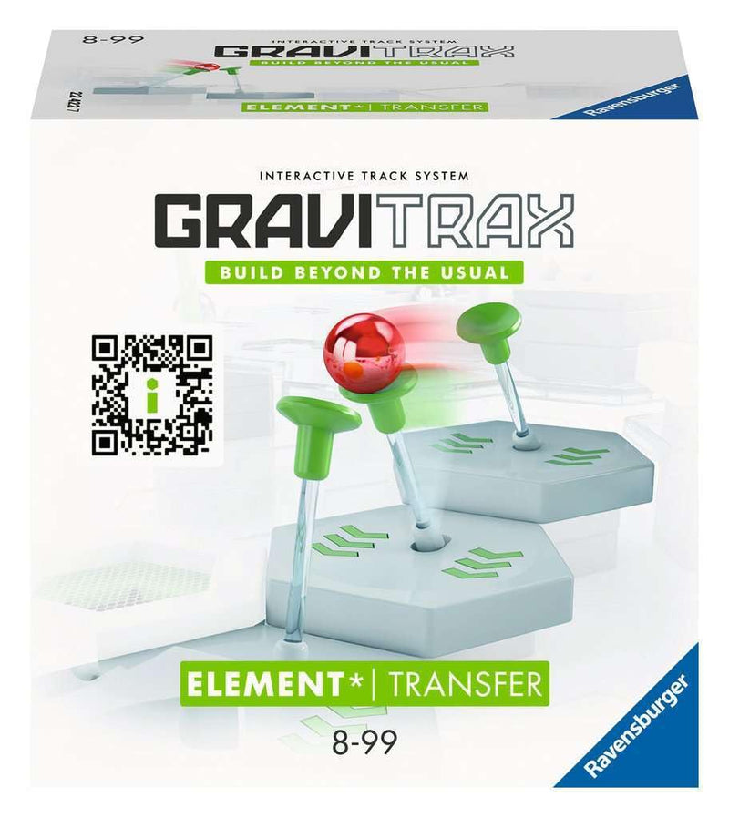 Ravensburger - GraviTrax Transfer, Expansión para Pista de Canicas, Juego Innovador y Educativo STEM, para Niños de 8+ Años y Adultos, Compatible con GraviTrax Starter Set, 4 Piezas