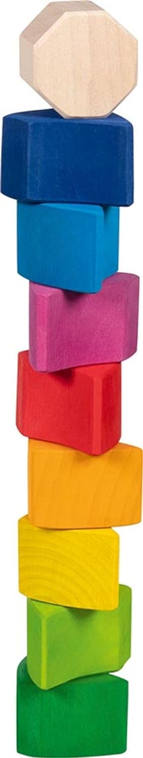 GOKI- Rompecabezas y Bloques de construcción, Caracol Pauline 17 Puzzles de Madera, Multicolor, Talla única (58368