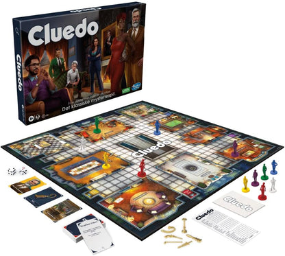 Hasbro Gaming Cluedo Board Game New Cluedo Game for 2-6 Players, Mystery Games, Detective Games. Family Games for Kids and Adults (Dish