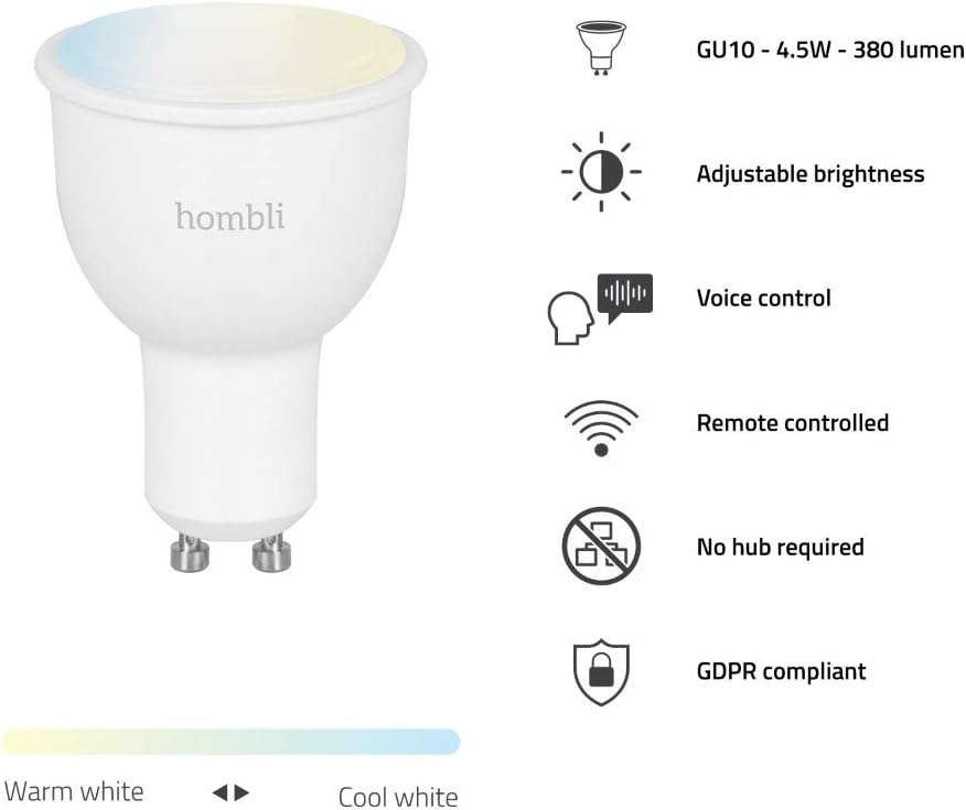 `Hombli - Smart Spot Gu10 Cct 4,5W Dimmable`