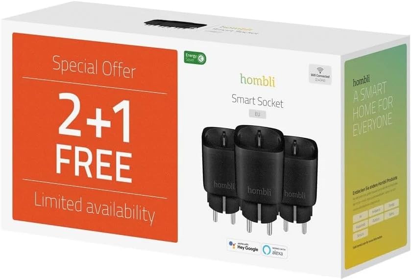Hombli - Smart Plug (Eu) Promo Pack 2+1