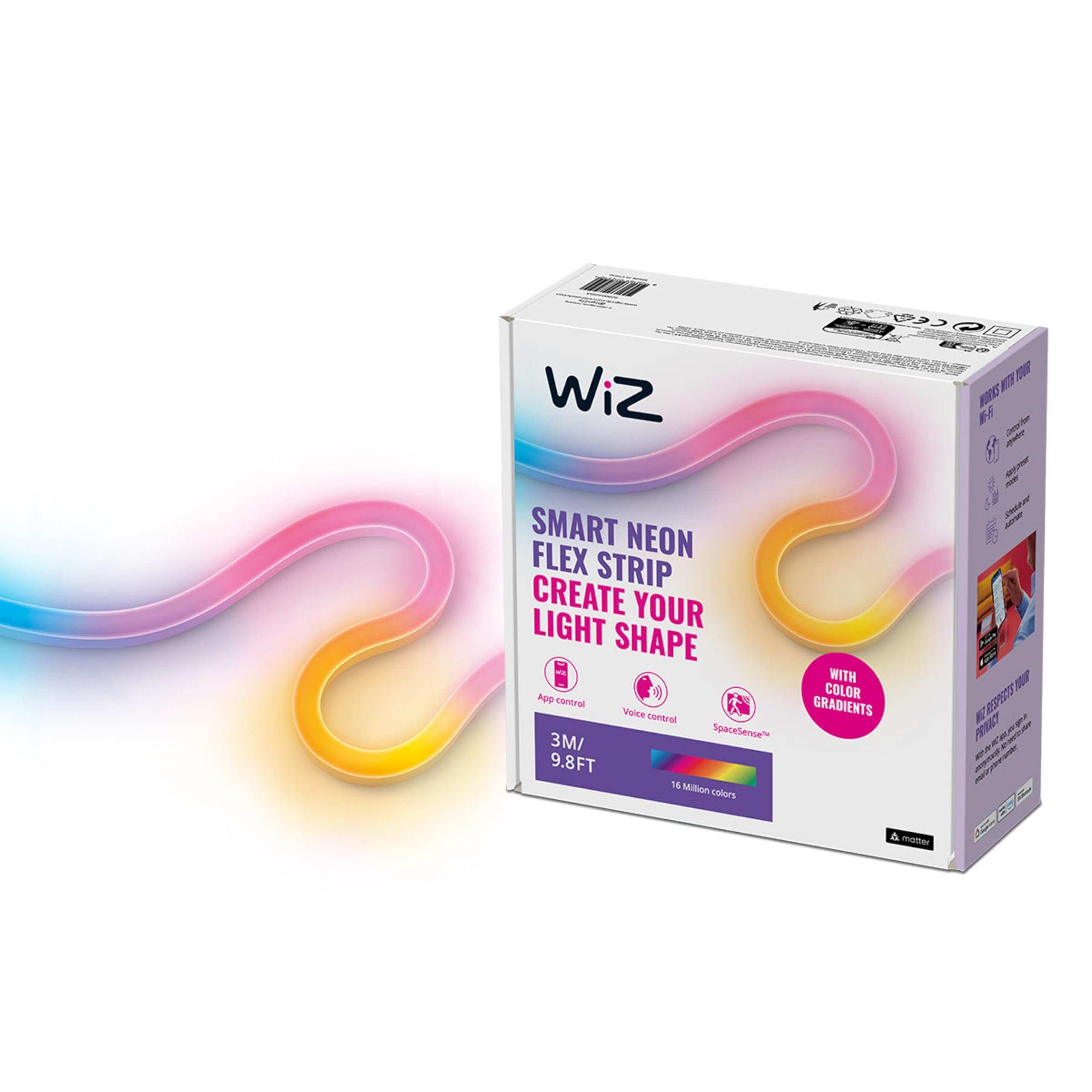 WiZ Kit ruban flexible néon 3 mètres