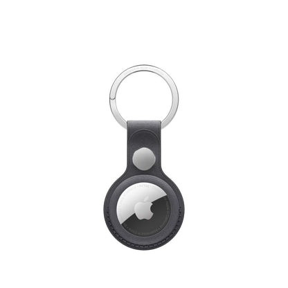 Airtag Fine Woven Key Ring Black