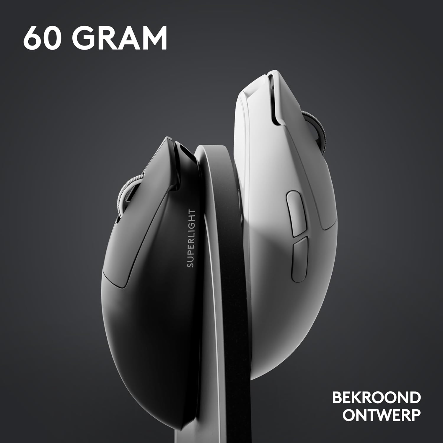 Logitech G PRO X SUPERLIGHT 2 kabellose Gaming-Maus, West Europa Verpackung, 60 g Pro-Grade-Maus 5 programmierbaren Tasten, 44K-DPI-Sensor, 8.000 Hz Signalrate, USB-C-Ladefunktion für PC/Mac - Schwarz
