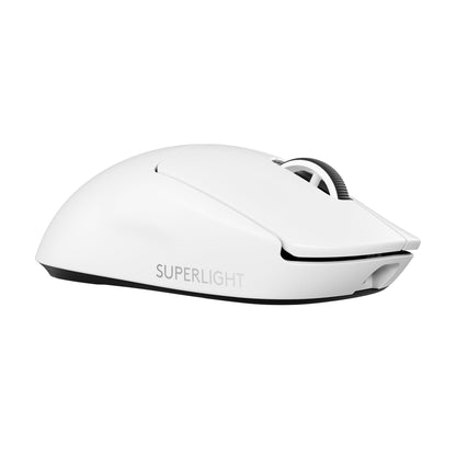 Logitech G PRO X SUPERLIGHT 2, Ratón inalámbrico para gamingratón Pro-Grade de 60 g con 5 botones programables, sensor de 44 000 DPI, velocidad de respuesta de 8 kHz, carga USB-C para PC/Mac - Blanco