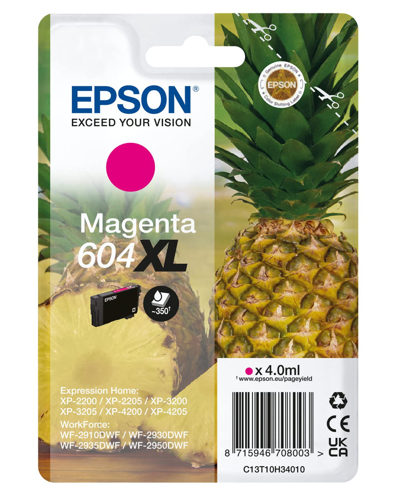 Epson Ink/604XL Pineapple 4.0ml MG SEC