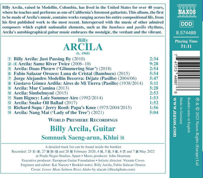 Billy Arcila: Same River Twice: Works for Guitar