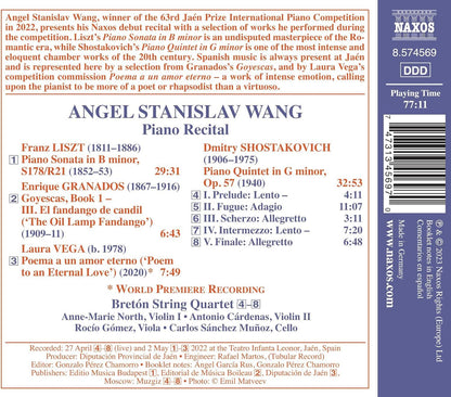 Liszt: Piano Sonata in B Minor/Shostakovich: Piano Quintet...