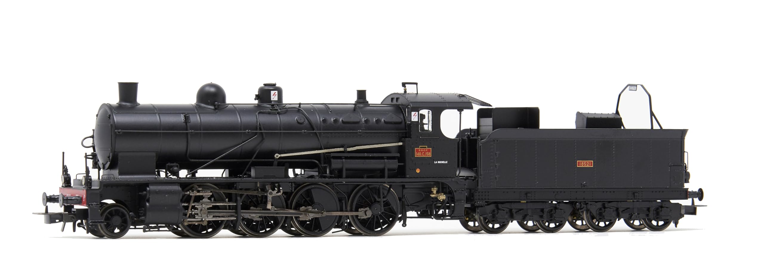 Jouef HJ2416 SNCF 140C Dampflokomotive, schwarz III