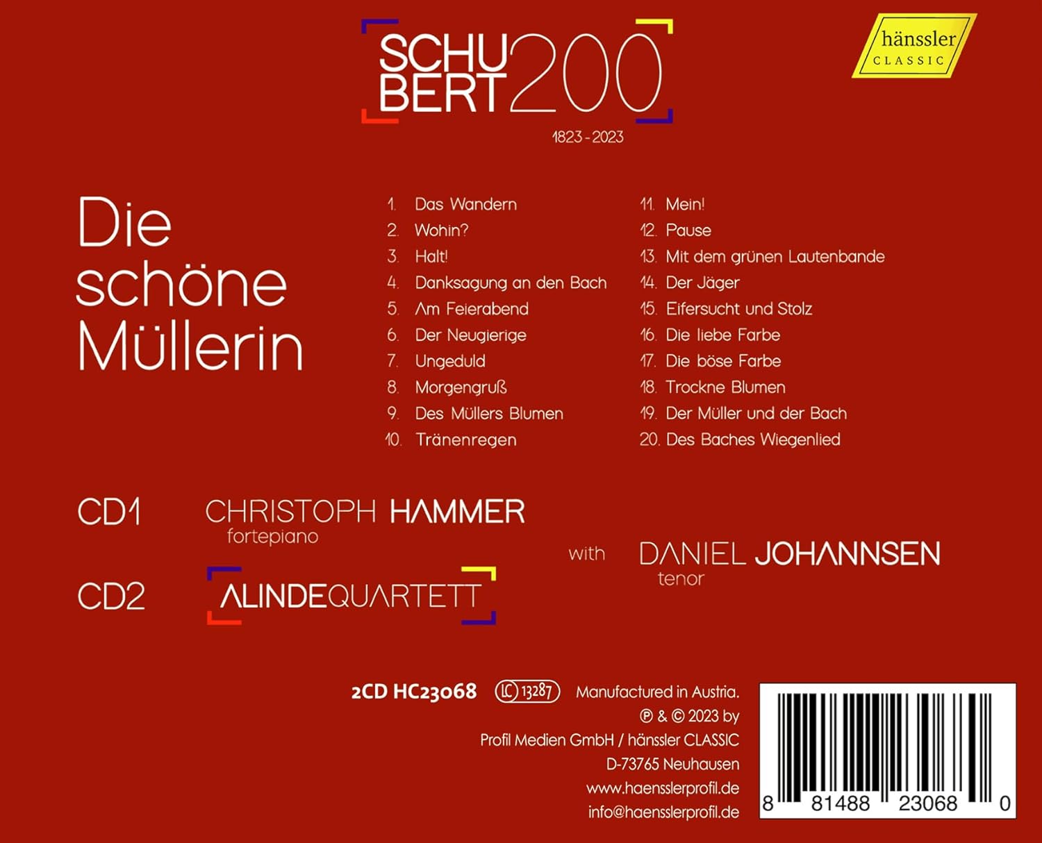 Schubert: Die schone Mullerin