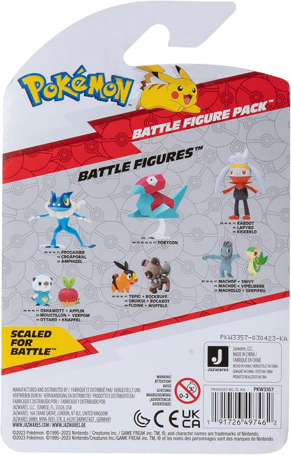 Pokémon Battle Figure First Partner 2 Pack - 2-Inch Quaxly and Pikachu Battle Figures with Authentic Details