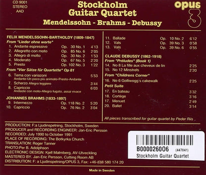 Mendelssohn/Brahms/Debussy