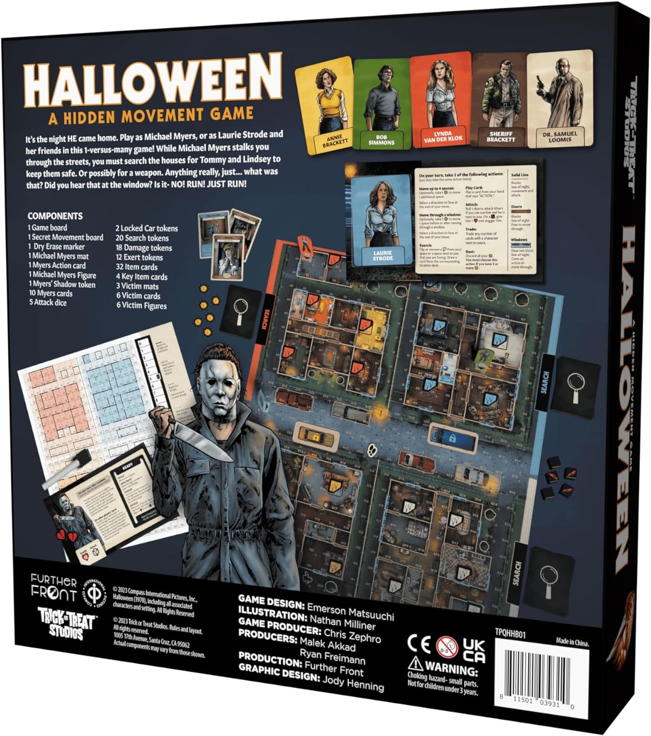 Halloween jeu de plateau Halloween 1978 *ANGLAIS*