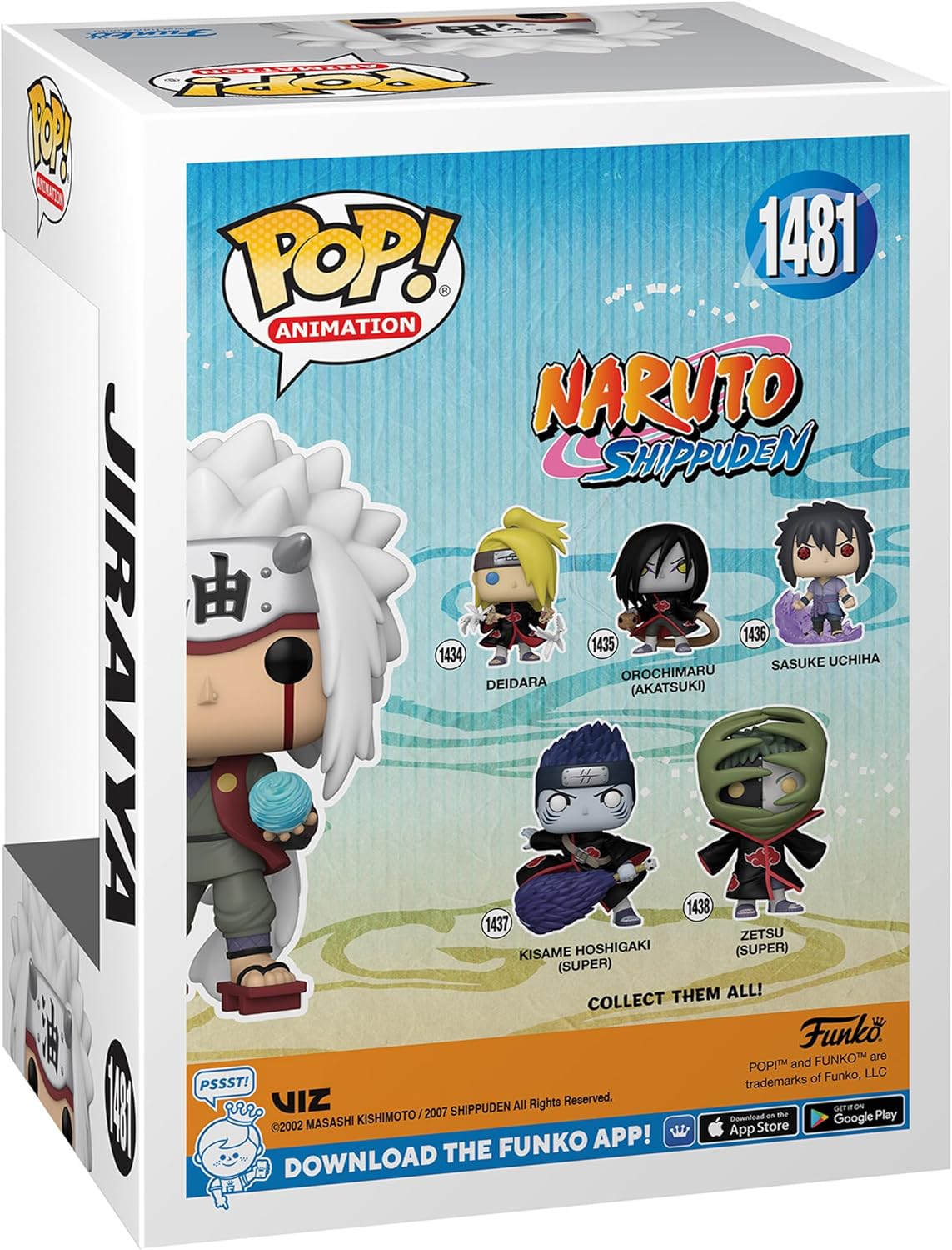 Funko Pop Naruto Shippuden : Jiraiya with Rasengan Glow-in-The-Dark Special Edition