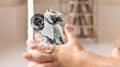 Playmobil 71377 Color Motorbike, creative vehicle design with water-soluble markers and accessories for amazing stunts, fun imaginative role play, artistic play sets suitable for children ages 5+