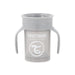 Twistshake 360 Cup Leak-Proof Sippy Cup 230 ml, Toddler Trainer Cup with 360° Drinking Rim, Ergonomic Learning Cup, from 6 Months, BPA Free, Pastel Grey
