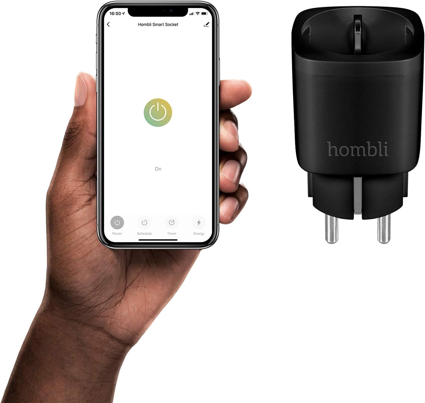 Hombli Smart Socket EU (Socket EU - Black