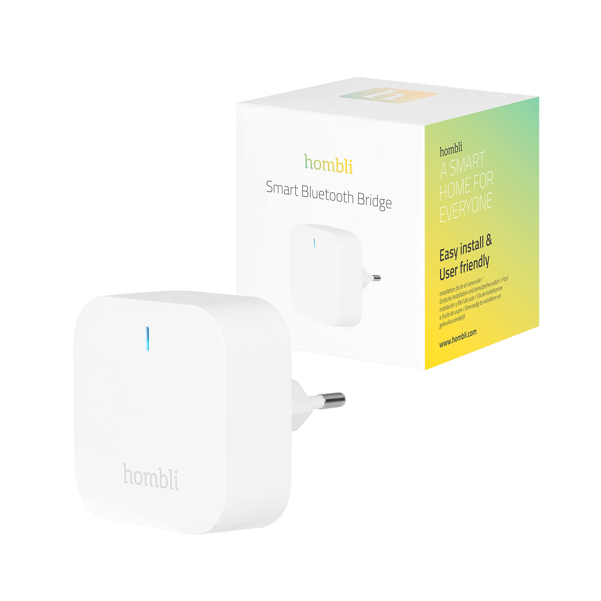 Hombli Smart Bluetooth Bridge - Hub for wireless sensors, WiFi 2.4 GHz, Bluetooth 4.2, Intelligent Bridge for Hombli sensors
