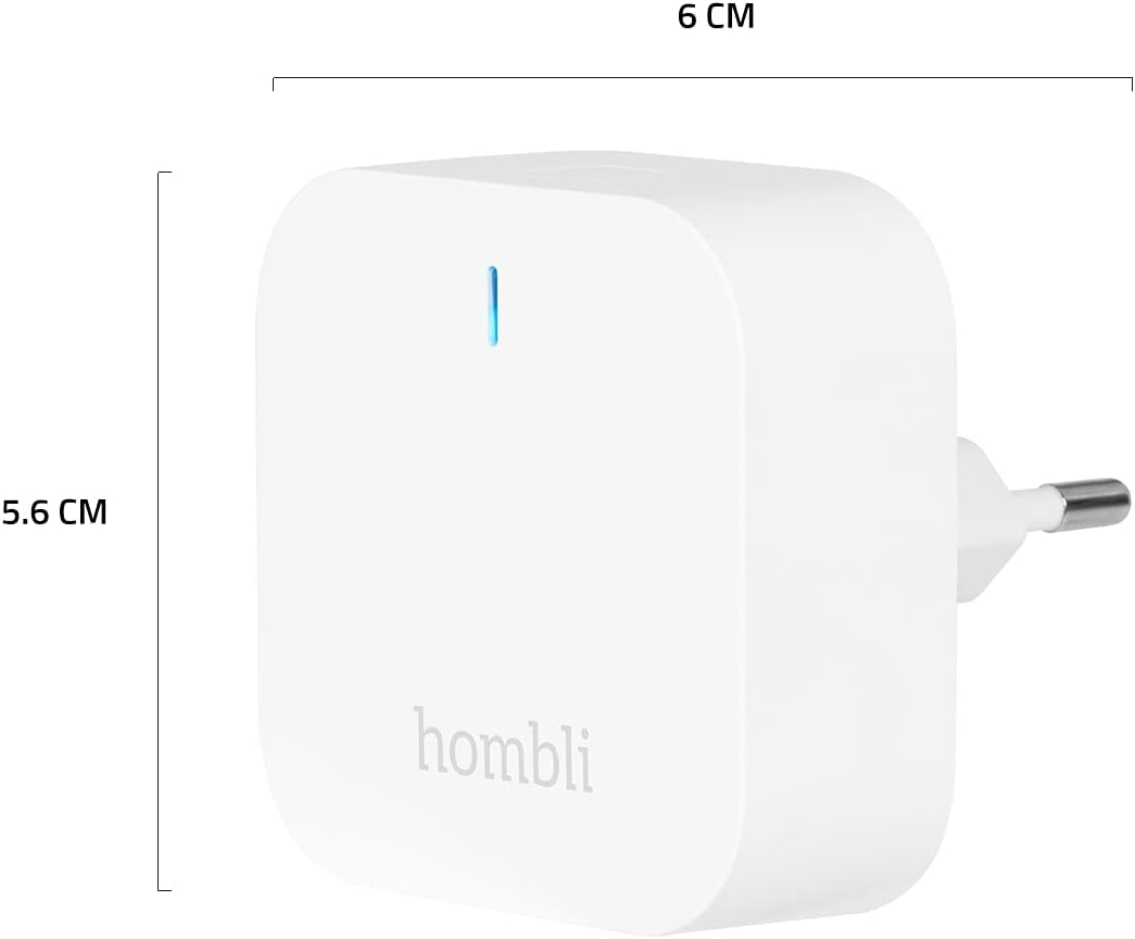 Hombli Smart Bluetooth Bridge - Hub for wireless sensors, WiFi 2.4 GHz, Bluetooth 4.2, Intelligent Bridge for Hombli sensors