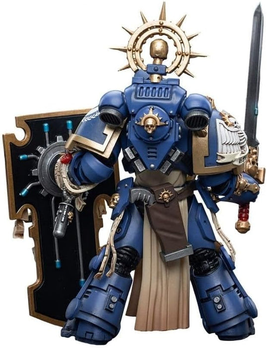 Warhammer 40k Figurine 1/18 Ultramarines Primaris Captain with Relic Shield and Power Sword 12 cm