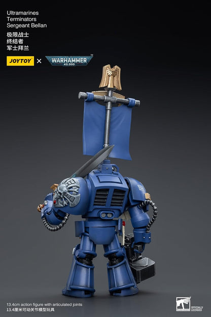 Bloomage Joytoy Tech - WH40K - Ultramarines Terminators Sgt Bellan 1/18 Af