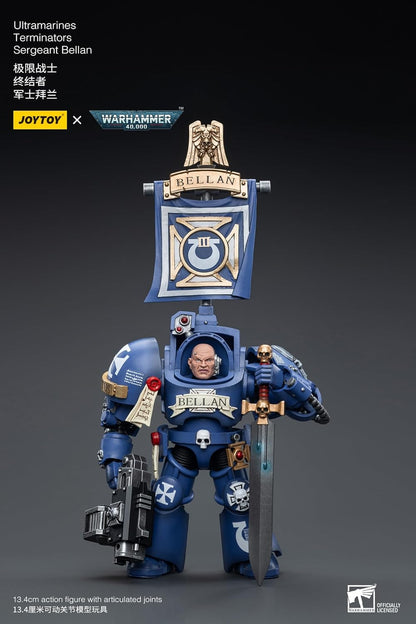Bloomage Joytoy Tech - WH40K - Ultramarines Terminators Sgt Bellan 1/18 Af