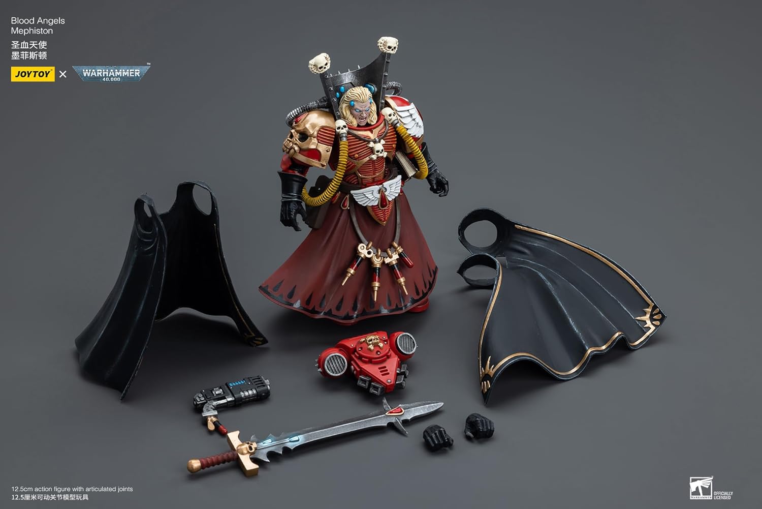 Bloomage Joytoy Tech - WH40K - Blood Angels Mephiston 1/18 Af