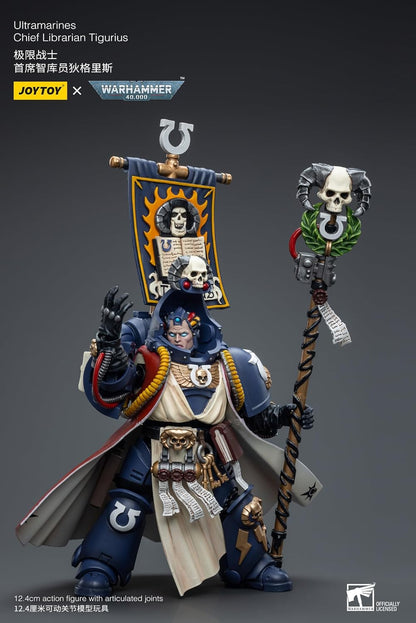 JoyToy Warhammer 40K: Ultramarines Chief Librarian Tigurius 1:18 Scale Action Figure