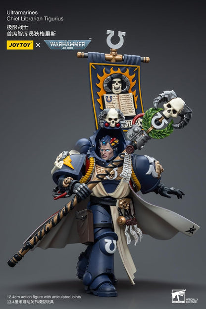 JoyToy Warhammer 40K: Ultramarines Chief Librarian Tigurius 1:18 Scale Action Figure