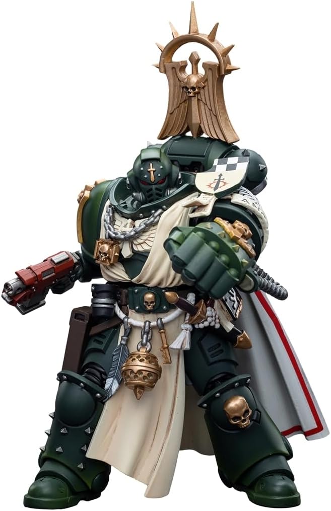 Dark Angels Master with Power Fist - Warhammer 40K Action Figure by JOYTOY 1:18 Scale