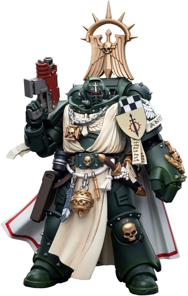 Dark Angels Master with Power Fist - Warhammer 40K Action Figure by JOYTOY 1:18 Scale