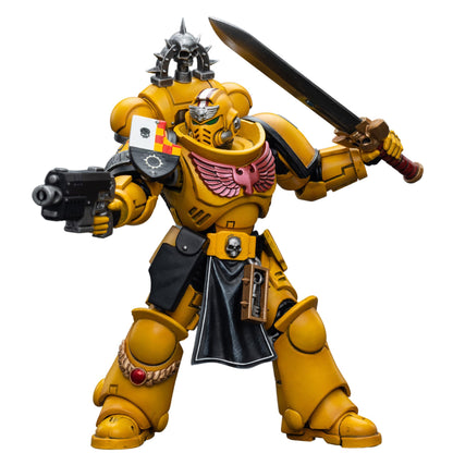 Joy Toy (CN) Warhammer 40k figurine 1/18 Imperial Fists Lieutenant with Power Sword 12 cm