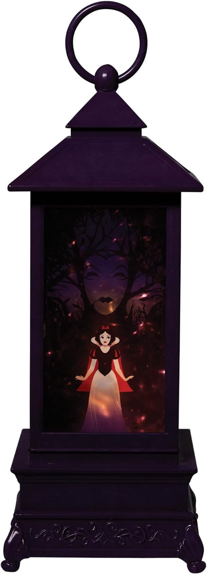 ENESCO Disney Showcase Schneewittchen und die böse Königin Glitter Wasserlaterne, Acryl Flüssigkeitsfüllung, Mehrfarbig, 11 Inches