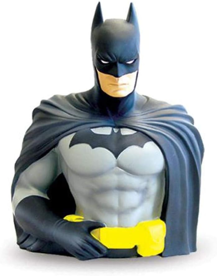 DC Batman Bust Bank, 8 1/4-inches tall