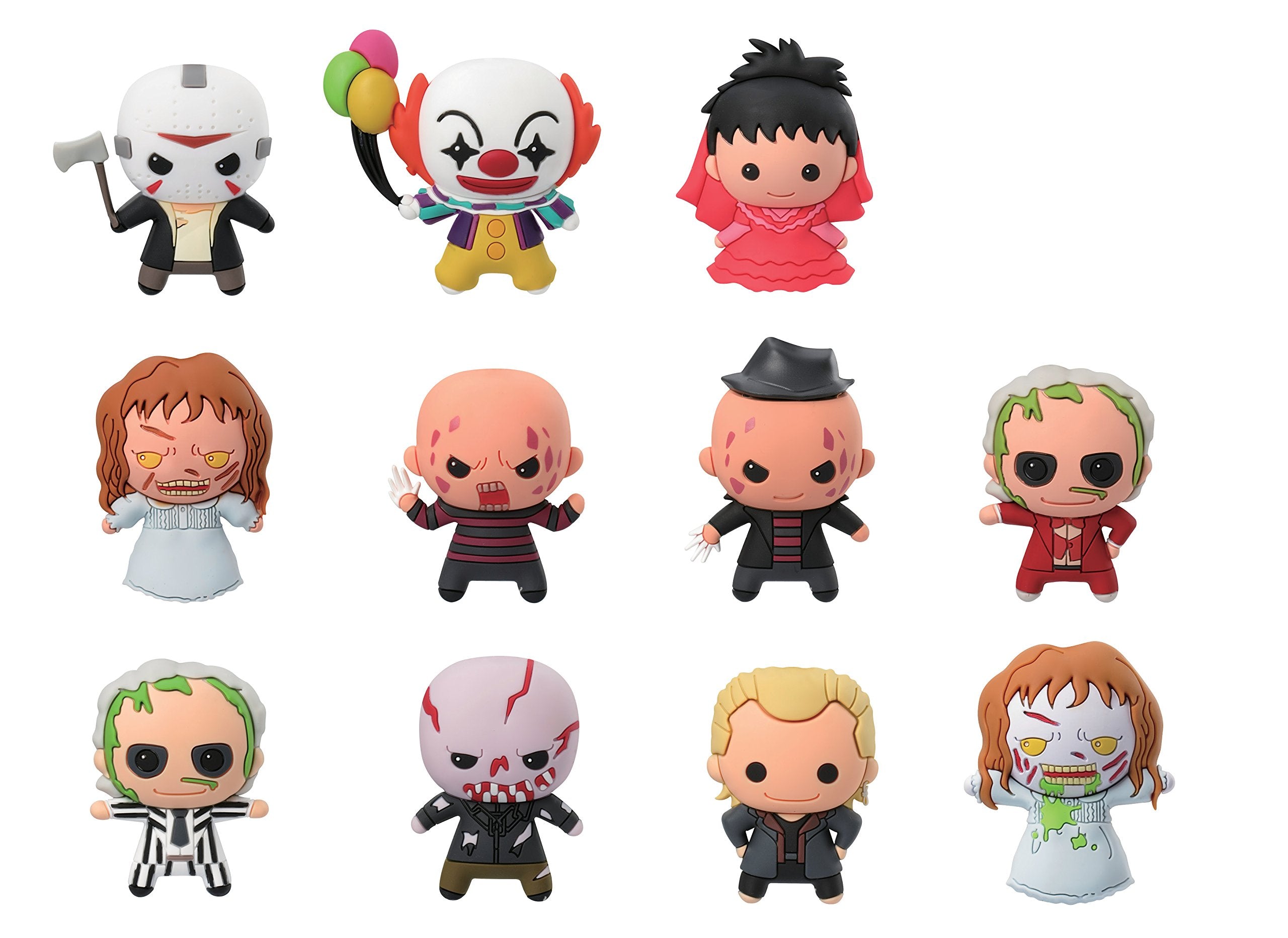 DC Horror Series 2 3D Foam Blind Bag Key Chain Action Figure