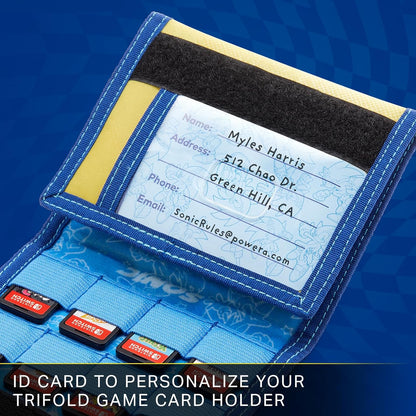 PowerA TriFold Game Card Holder for Nintendo Switch - Sonic Kick