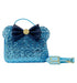 Loungefly x Disney Minnie Hanukkah Dreidel Sequin Crossbody Bag -Disney Lover Disneybound Christmas Holiday