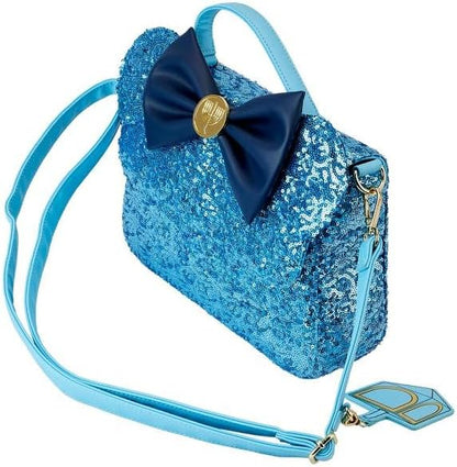 Loungefly x Disney Minnie Hanukkah Dreidel Sequin Crossbody Bag -Disney Lover Disneybound Christmas Holiday