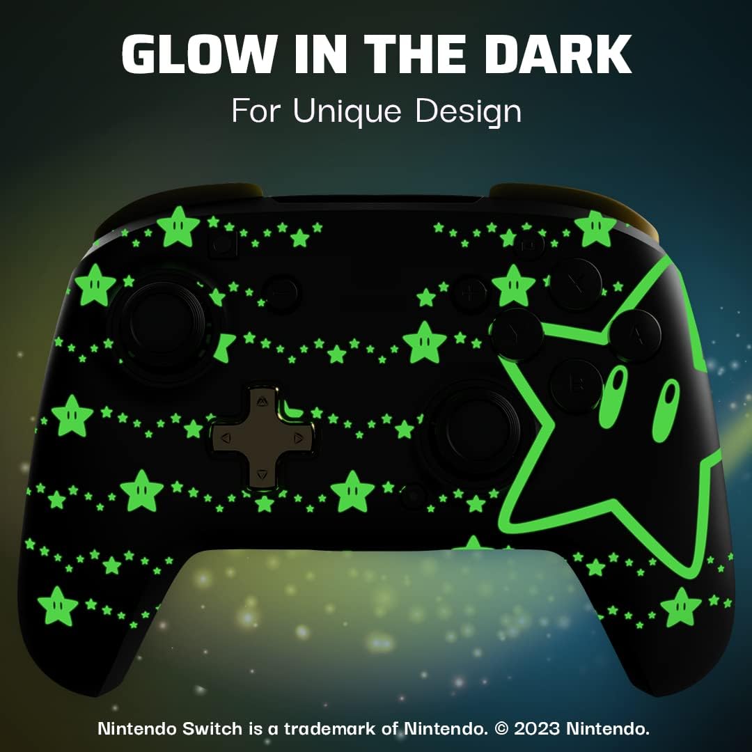 PDP REMATCH GLOW Draadloze Controller Mario Stars