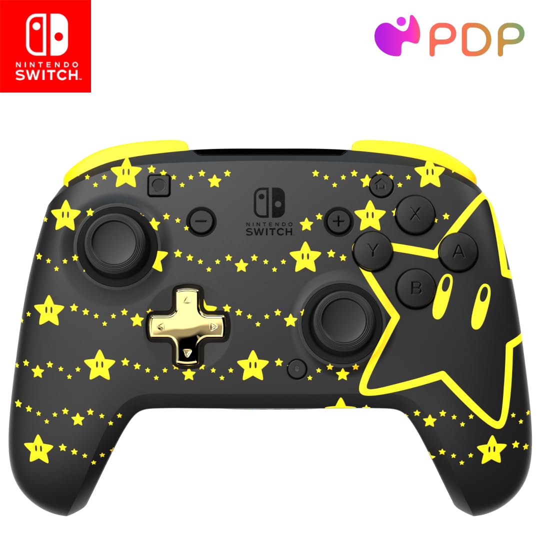 PDP REMATCH GLOW Draadloze Controller Mario Stars