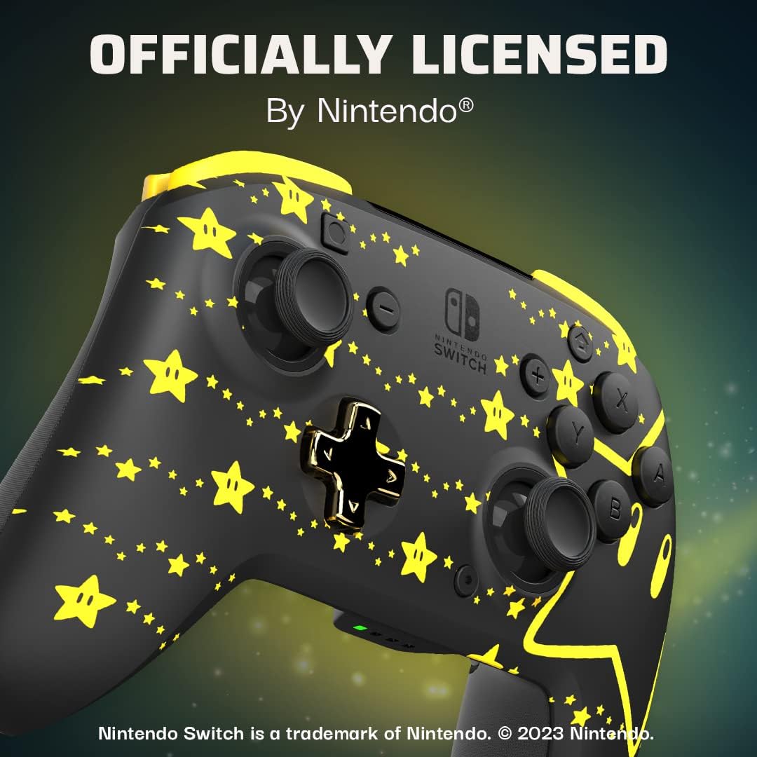 PDP REMATCH GLOW Draadloze Controller Mario Stars