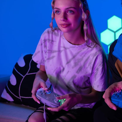 PDP Official Switch Afterglow Wave Wired Controller - Grey