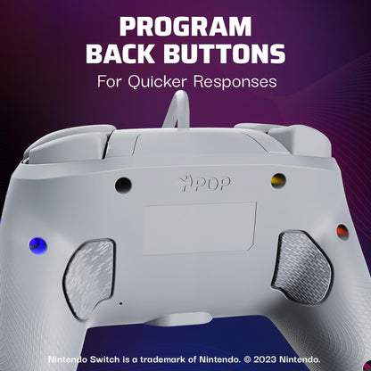 PDP Official Switch Afterglow Wave Wired Controller - Grey