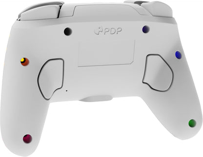 PDP Afterglow Wave Wireless Controller White Nintendo Switch Prismatic White