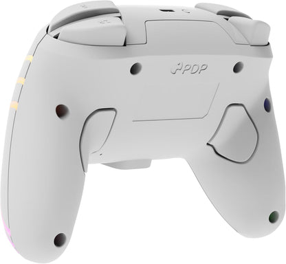 PDP Afterglow Wave Wireless Controller White Nintendo Switch Prismatic White