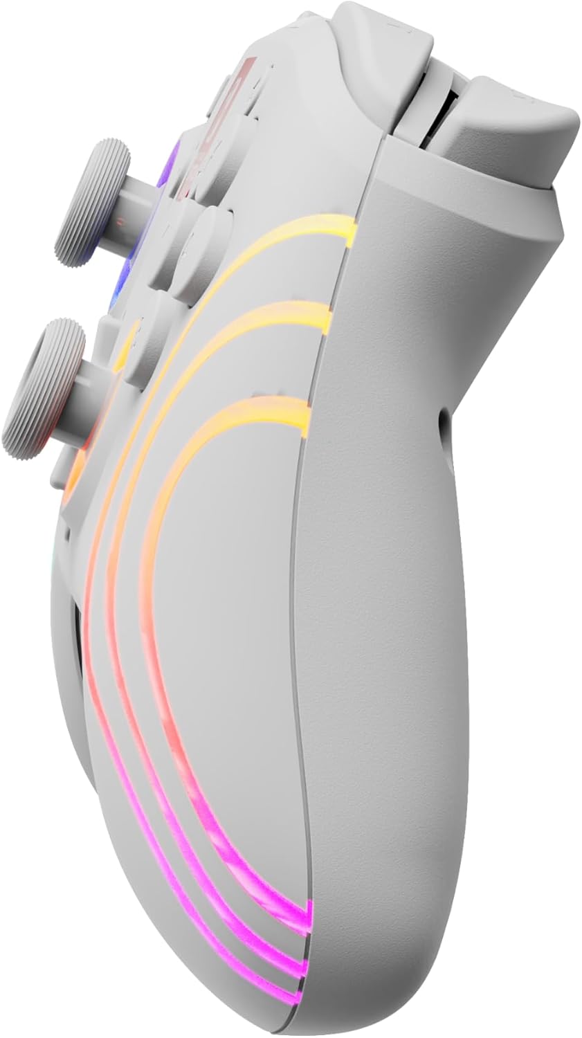 PDP Afterglow Wave Wireless Controller White Nintendo Switch Prismatic White