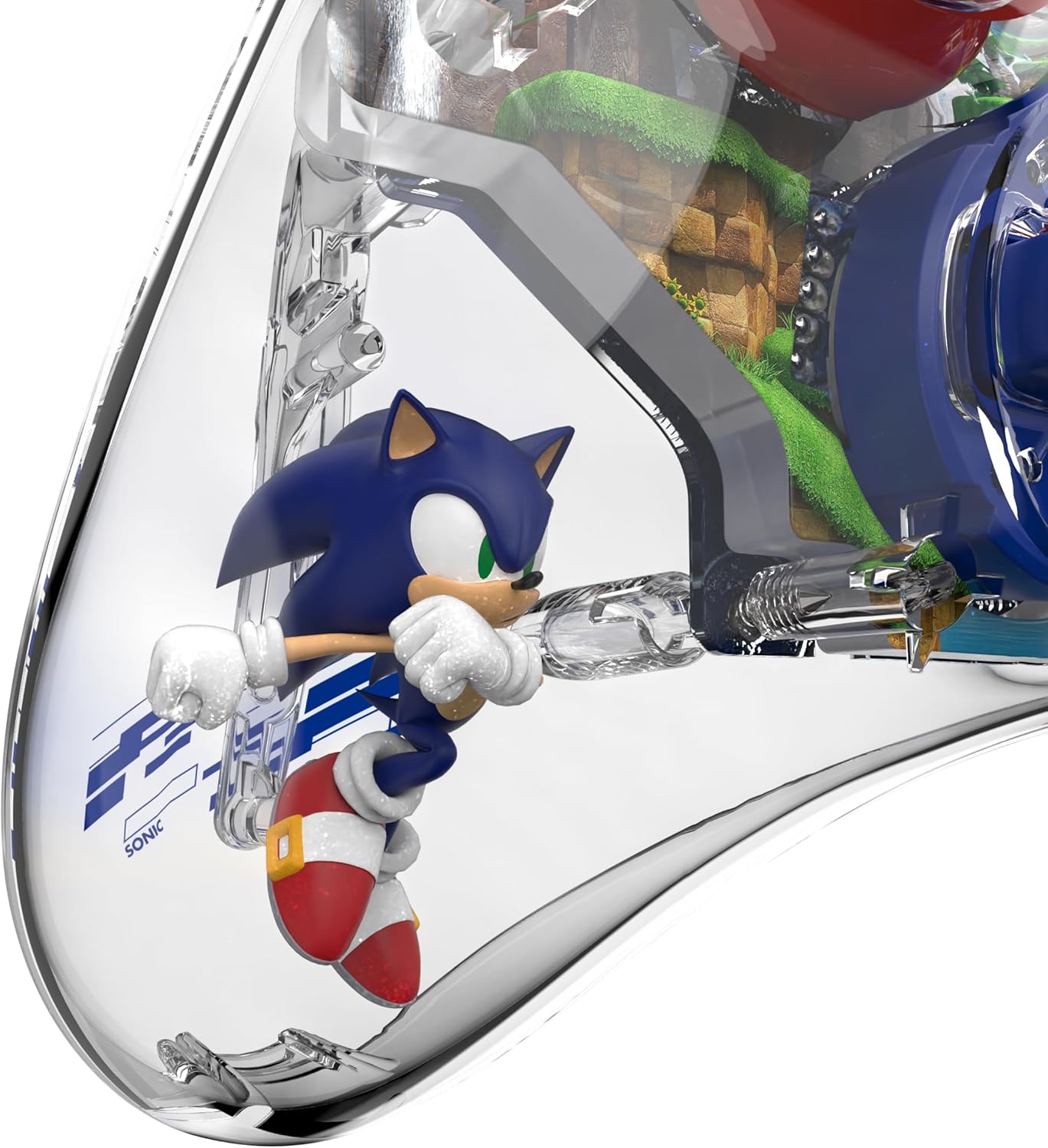 PDP REALMz Wired LED Light-up Pro Controller: Sonic Green Hill Zone For Nintendo Switch & Nintendo Switch - OLED Model