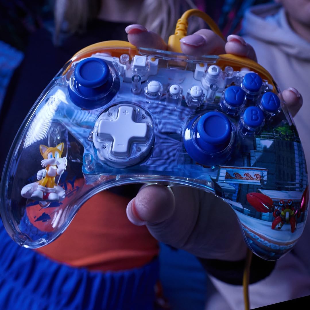 PDP REALMz Wired LED Light-up Pro Controller: Tails For Nintendo Switch & Nintendo Switch - OLED Model