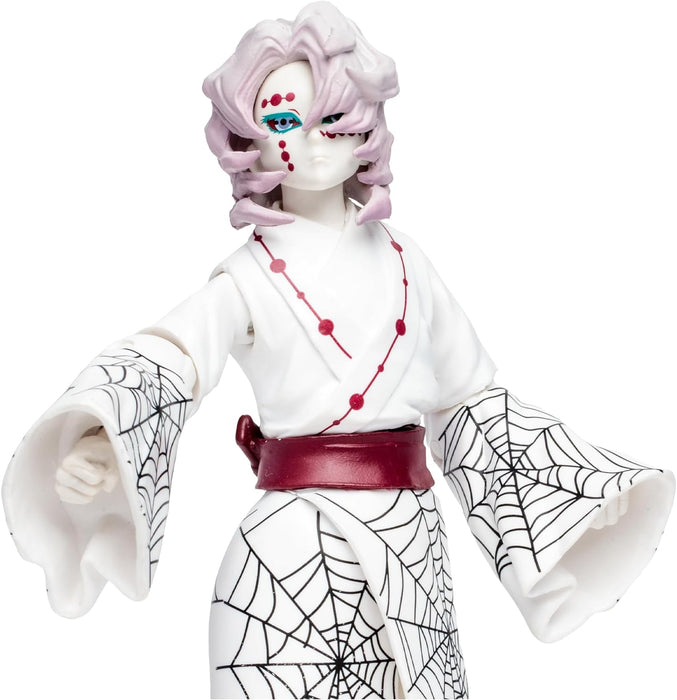 McFarlane Toys Demon Slayer Rui 7-Inch Action Figure - Incredibly Detailed Collectible with Ultra Articulation, Spider, and Demon Slayer Theme