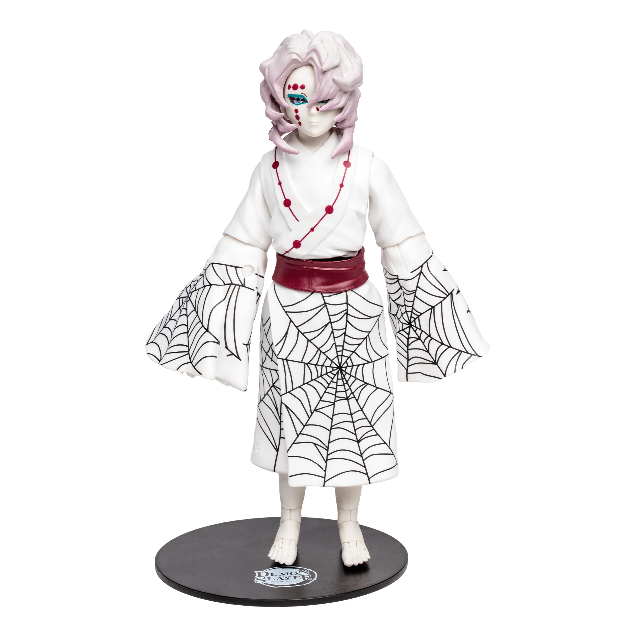 McFarlane Toys Demon Slayer Rui 7-Inch Action Figure - Incredibly Detailed Collectible with Ultra Articulation, Spider, and Demon Slayer Theme